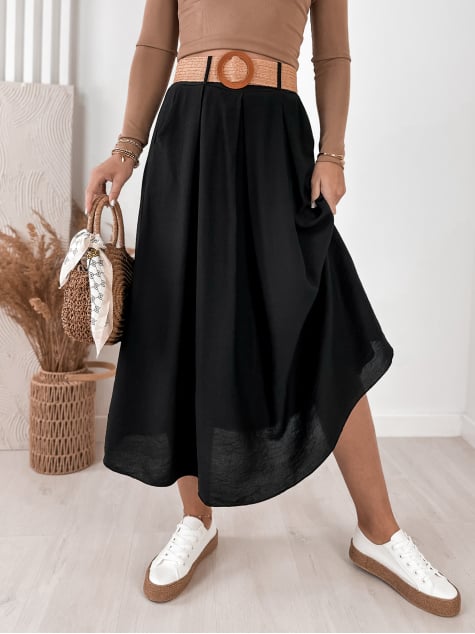 SPÓDNICA LALALAN CZARNA