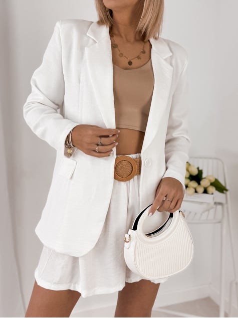 ŻAKIET OTEKAO BIAŁY