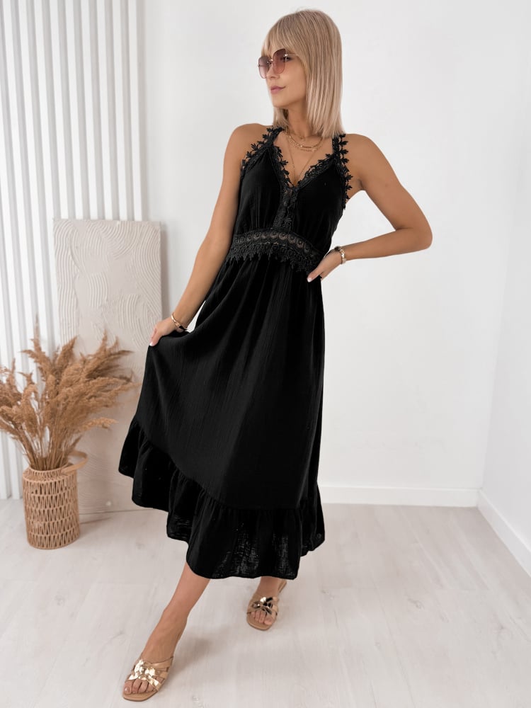 SUKIENKA SARONE CZARNA