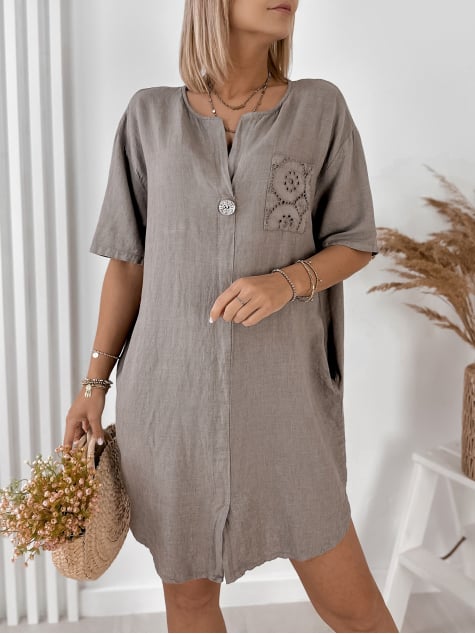 SUKIENKA LUNARE CIEMNOBEŻOWA