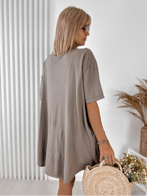 SUKIENKA LUNARE CIEMNOBEŻOWA