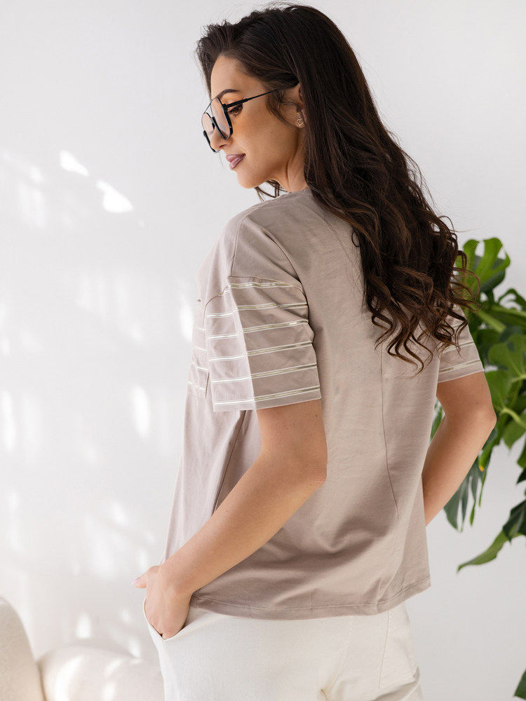 BLUZKA AZERIA BEŻOWA