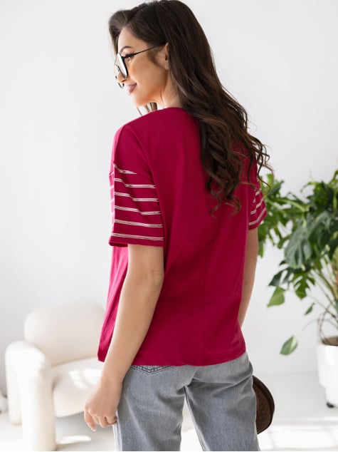 BLUZKA AZERIA BORDOWA