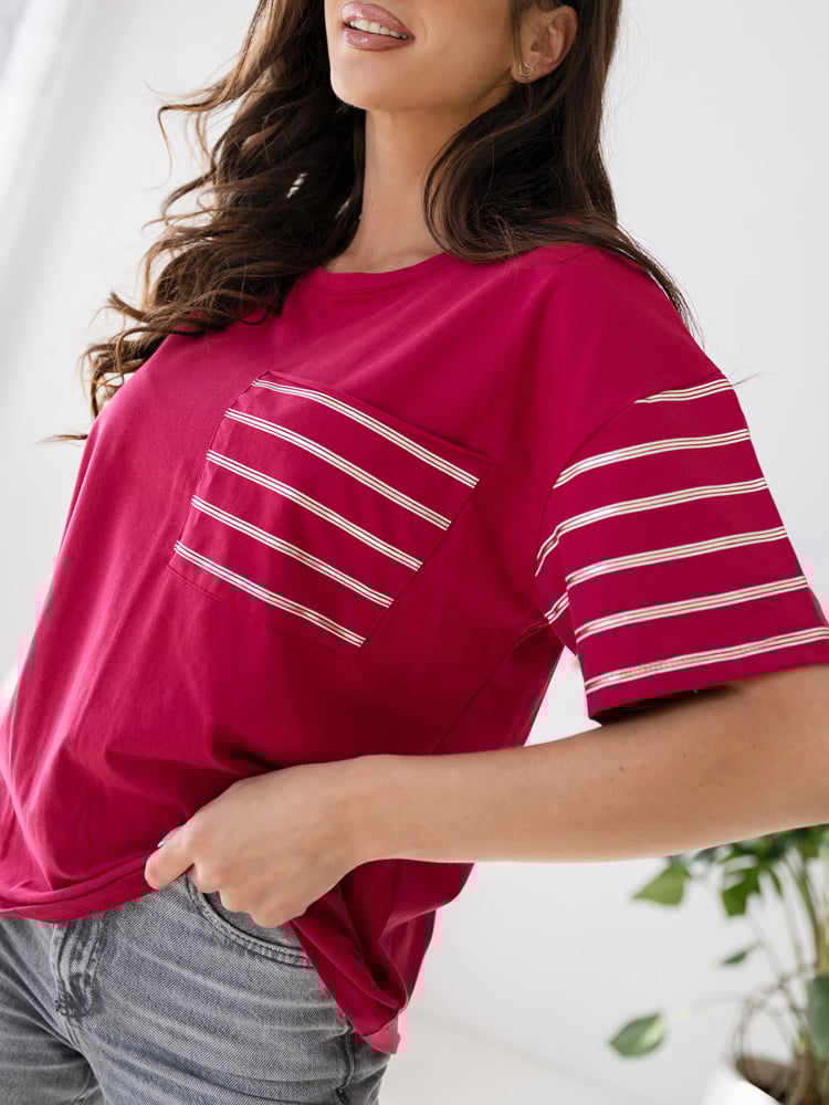 BLUZKA AZERIA BORDOWA