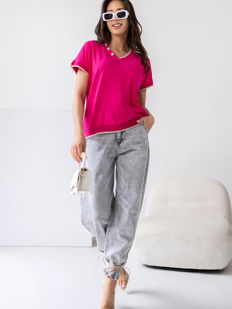 BLUZKA IRVELLA RÓŻOWA