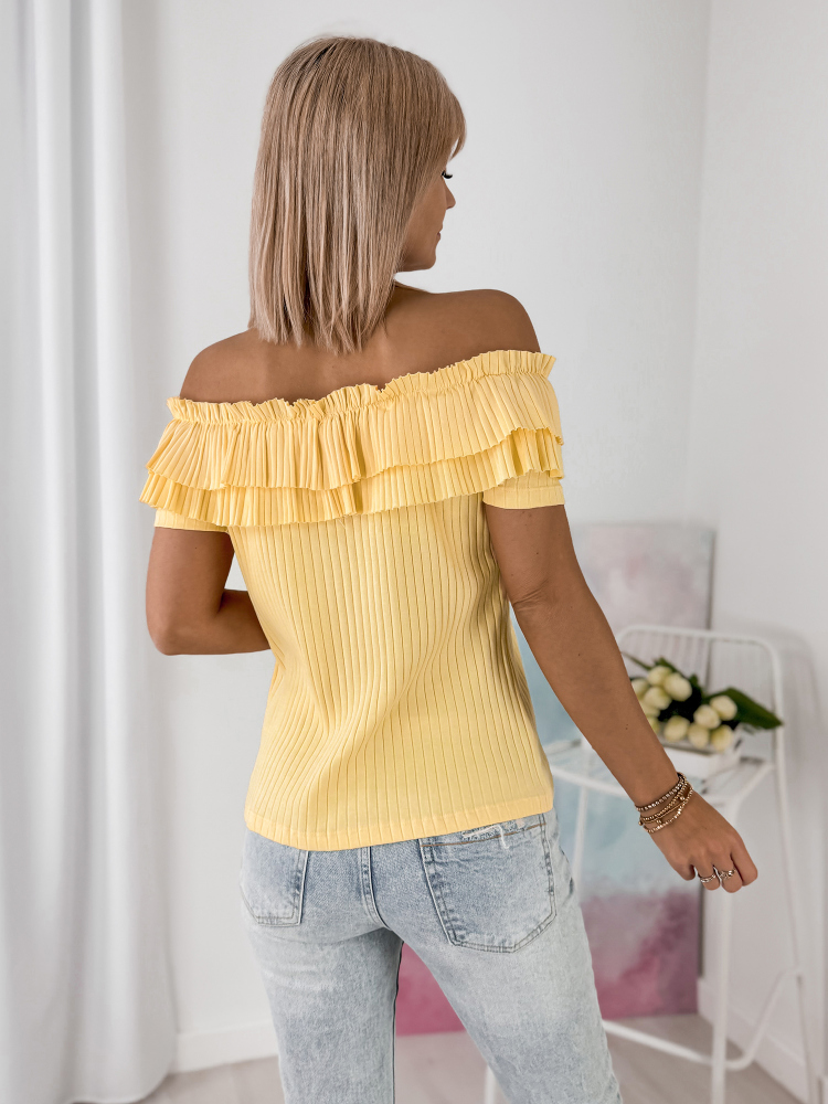 BLUZKA ASTRIDA ŻÓŁTA