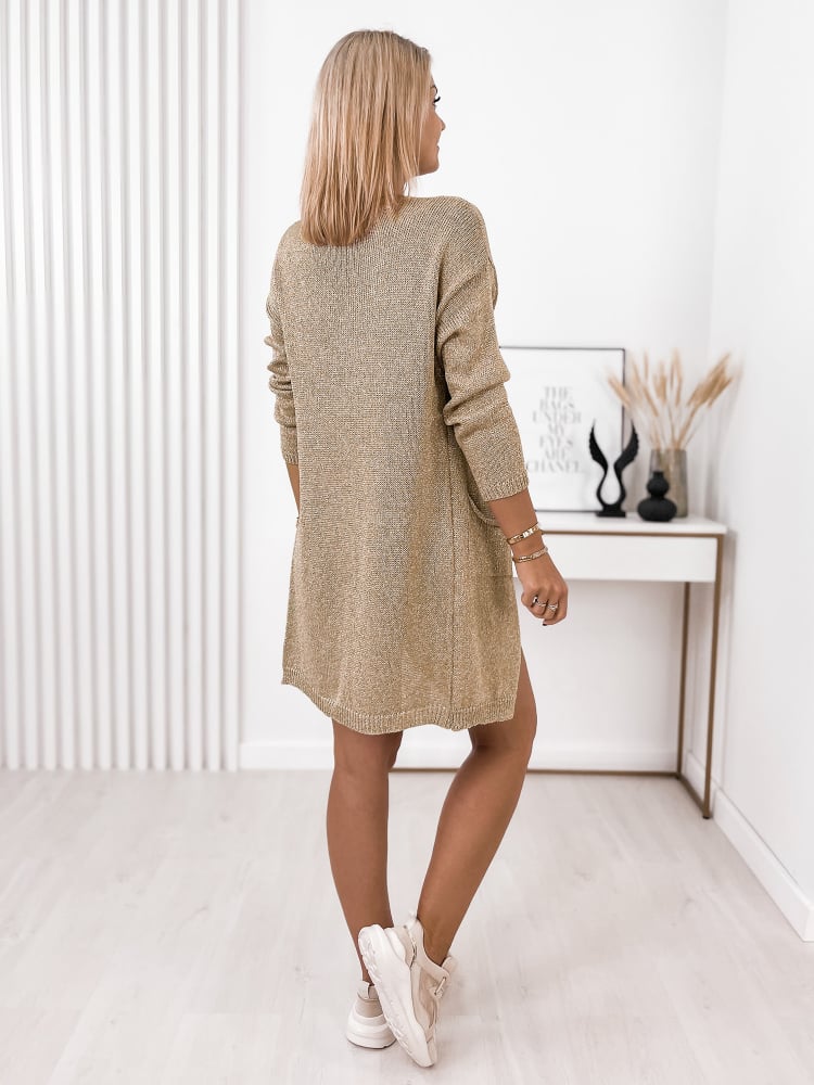 KARDIGAN SHELLS ZŁOTY