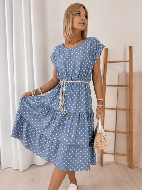 SUKIENKA LOVAREL NIEBIESKA