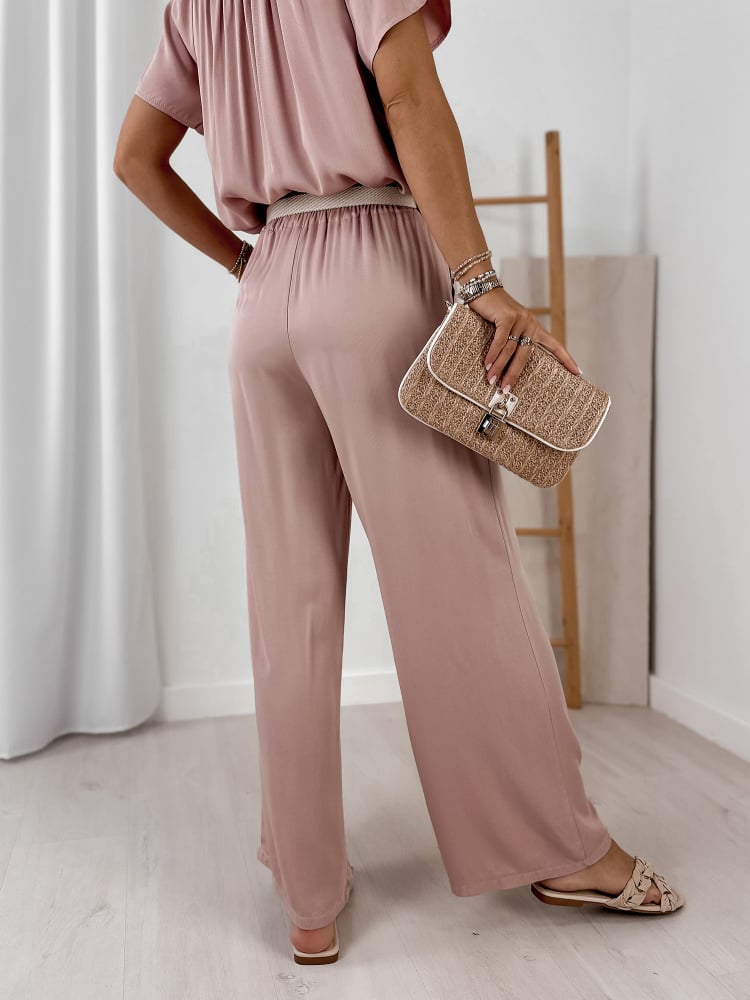 SPODNIE KIRELLA PUDROWY RÓŻ