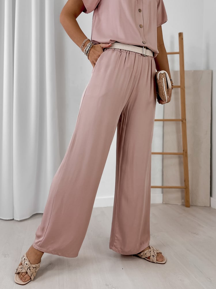 SPODNIE KIRELLA PUDROWY RÓŻ