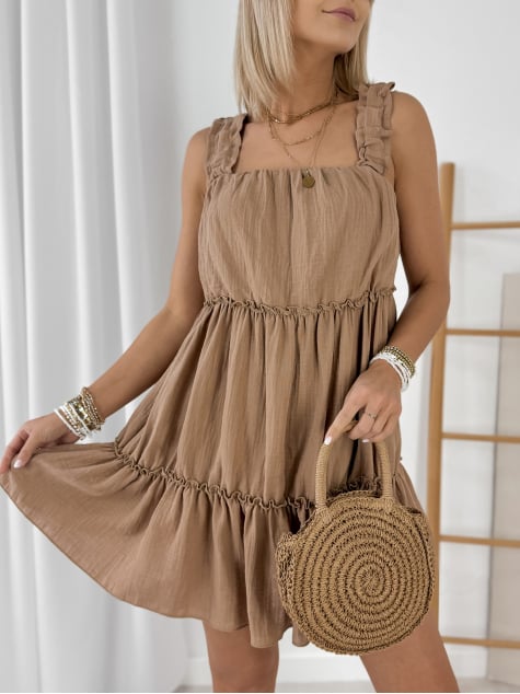SUKIENKA RENIVIA KARMELOWA