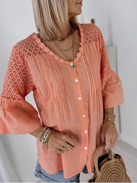 KOSZULA MOKAVA KORALOWA