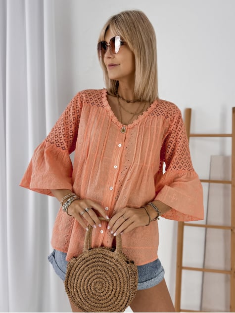 KOSZULA MOKAVA KORALOWA