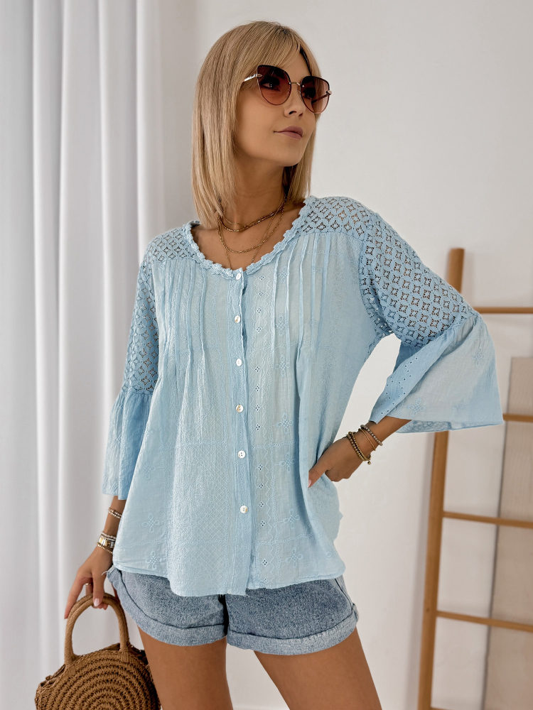 KOSZULA MOKAVA NIEBIESKA