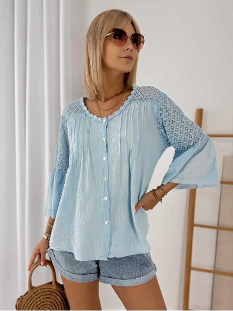 KOSZULA MOKAVA NIEBIESKA