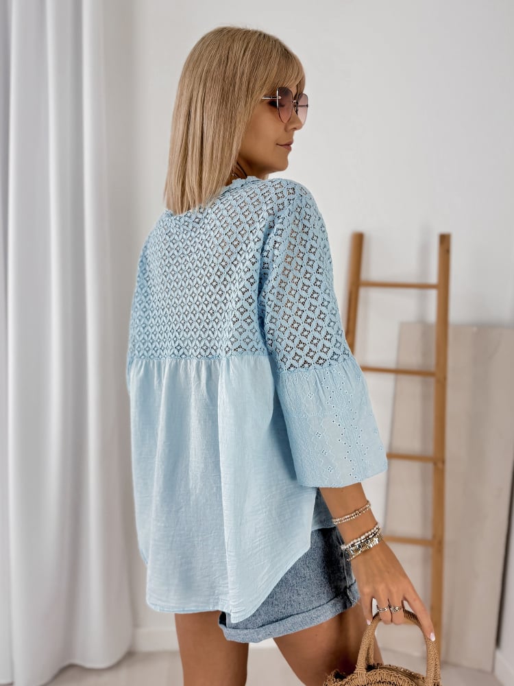 KOSZULA MOKAVA NIEBIESKA