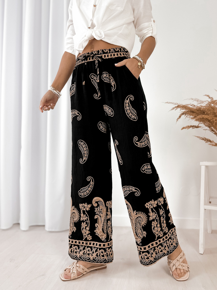 SPODNIE VELMIRA CZARNE