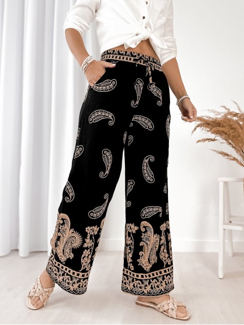 SPODNIE VELMIRA CZARNE