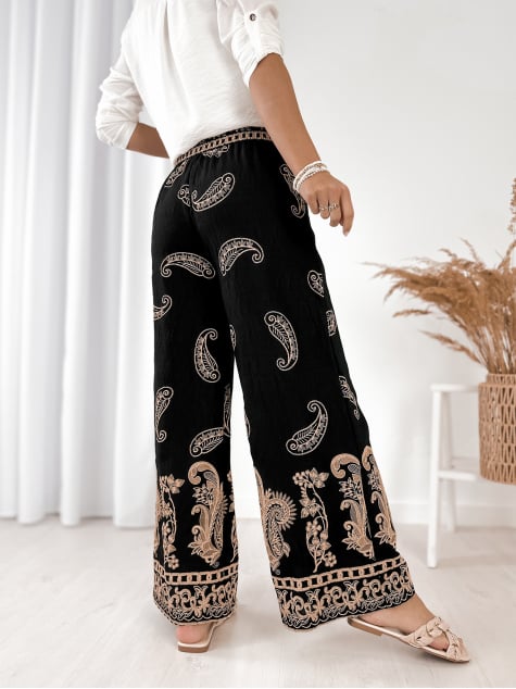 SPODNIE VELMIRA CZARNE