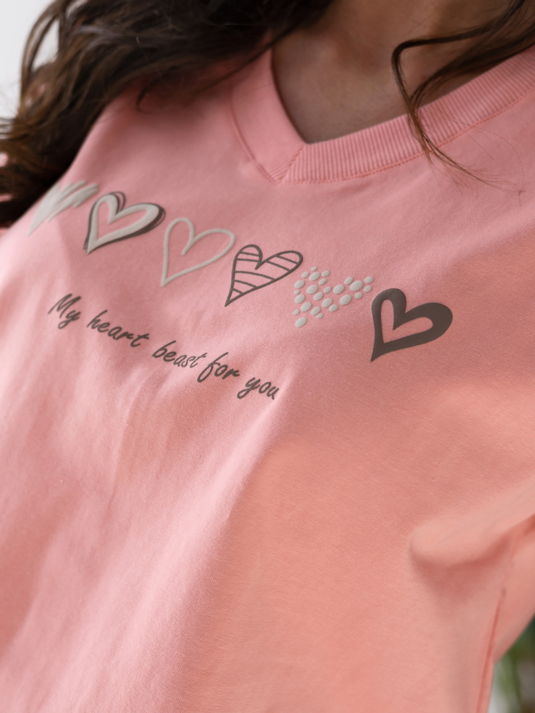 BLUZKA TINNA BRZOSKWINIOWA