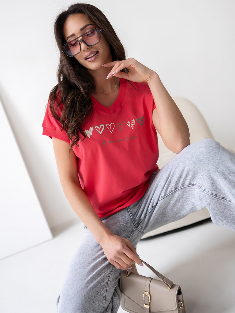 BLUZKA TINNA MALINOWA