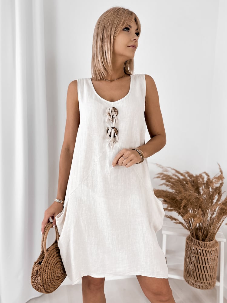 SUKIENKA LIVIANA BEŻOWA