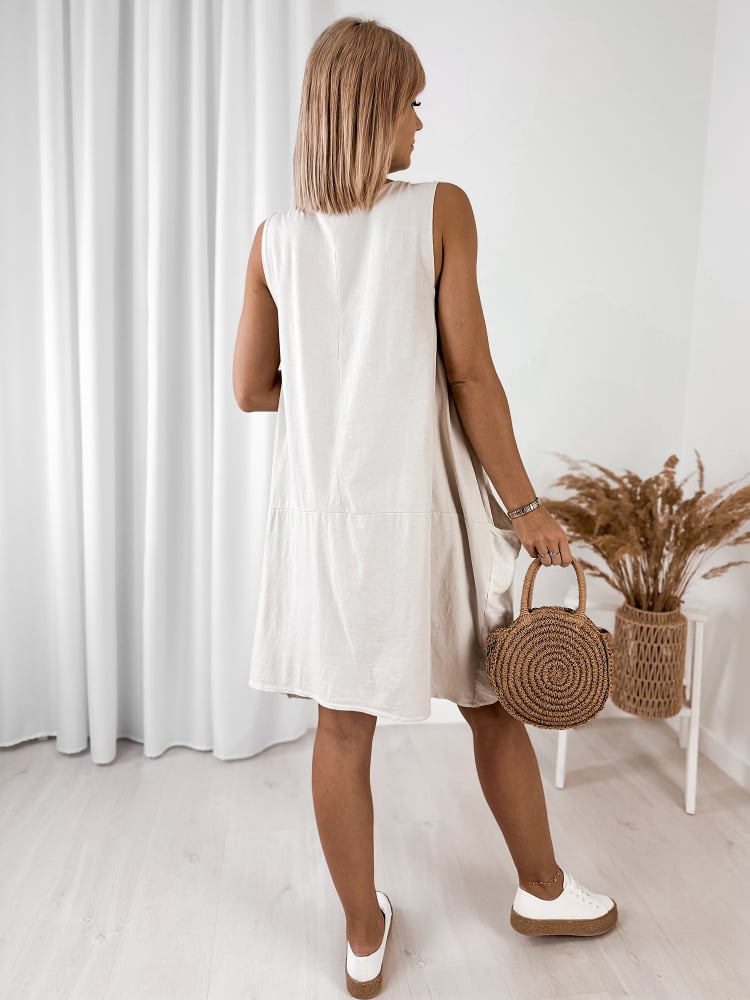 SUKIENKA LIVIANA BEŻOWA