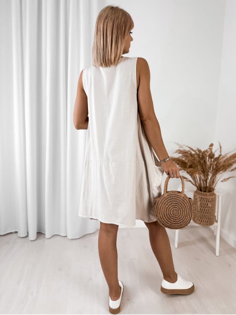 SUKIENKA LIVIANA BEŻOWA