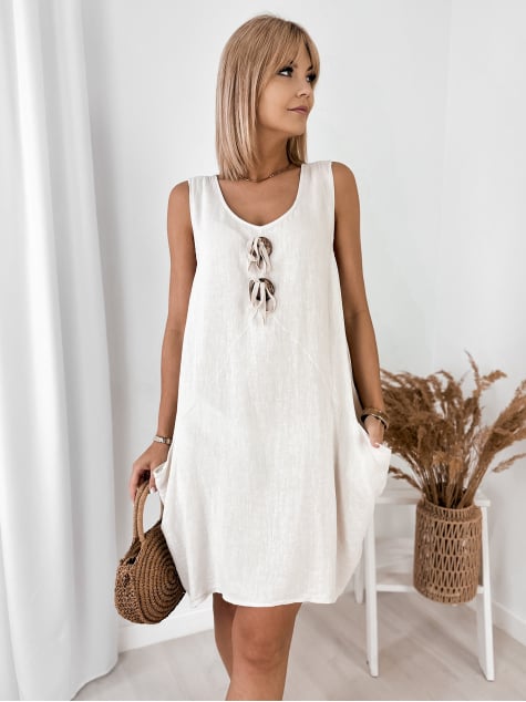 SUKIENKA LIVIANA BEŻOWA