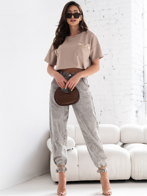 BLUZKA HELVARA BEŻOWA