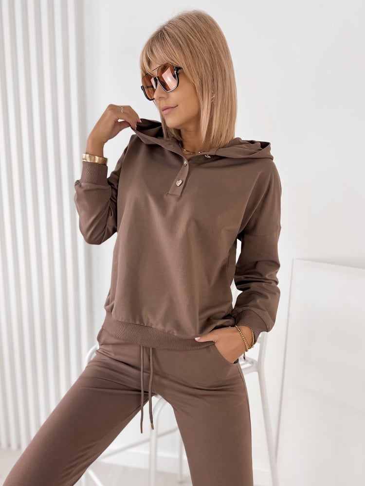 KOMPLET DRESOWY TAMINA BRĄZOWY