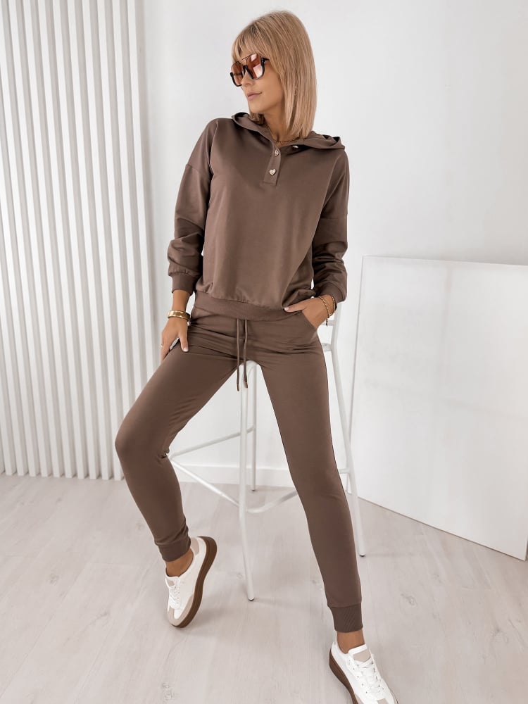 KOMPLET DRESOWY TAMINA BRĄZOWY