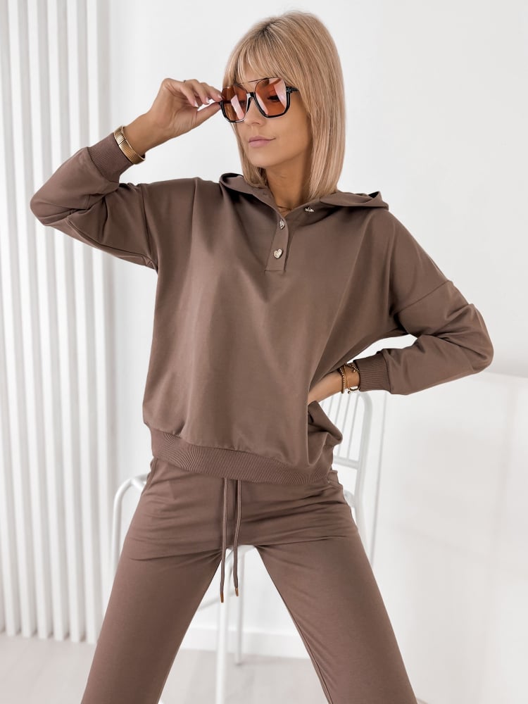 KOMPLET DRESOWY TAMINA BRĄZOWY