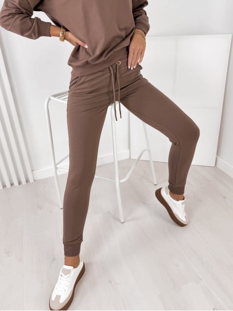 KOMPLET DRESOWY TAMINA BRĄZOWY