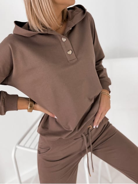 KOMPLET DRESOWY TAMINA BRĄZOWY