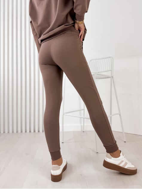 KOMPLET DRESOWY TAMINA BRĄZOWY