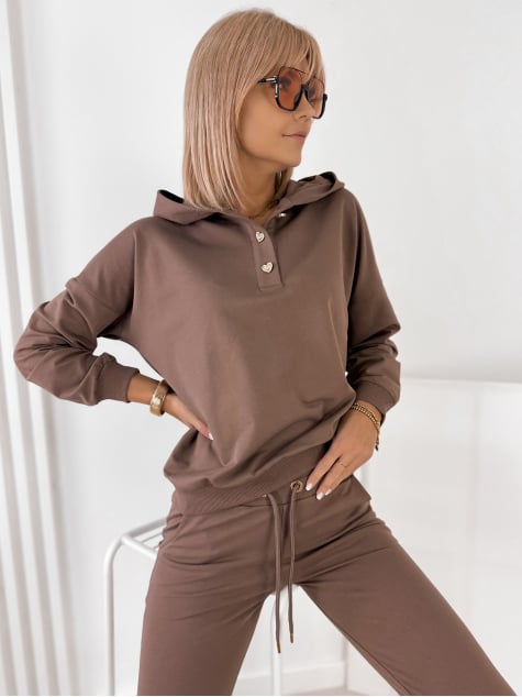 KOMPLET DRESOWY TAMINA BRĄZOWY