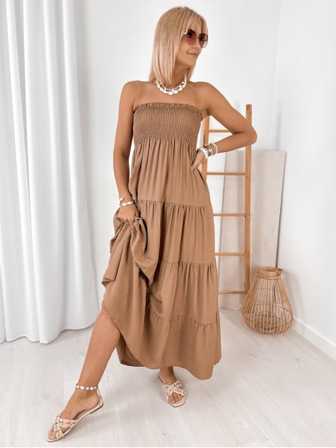 SUKIENKA FLAMIRA KARMELOWA
