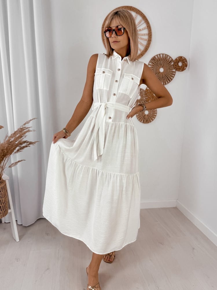 SUKIENKA NALUMI ECRU