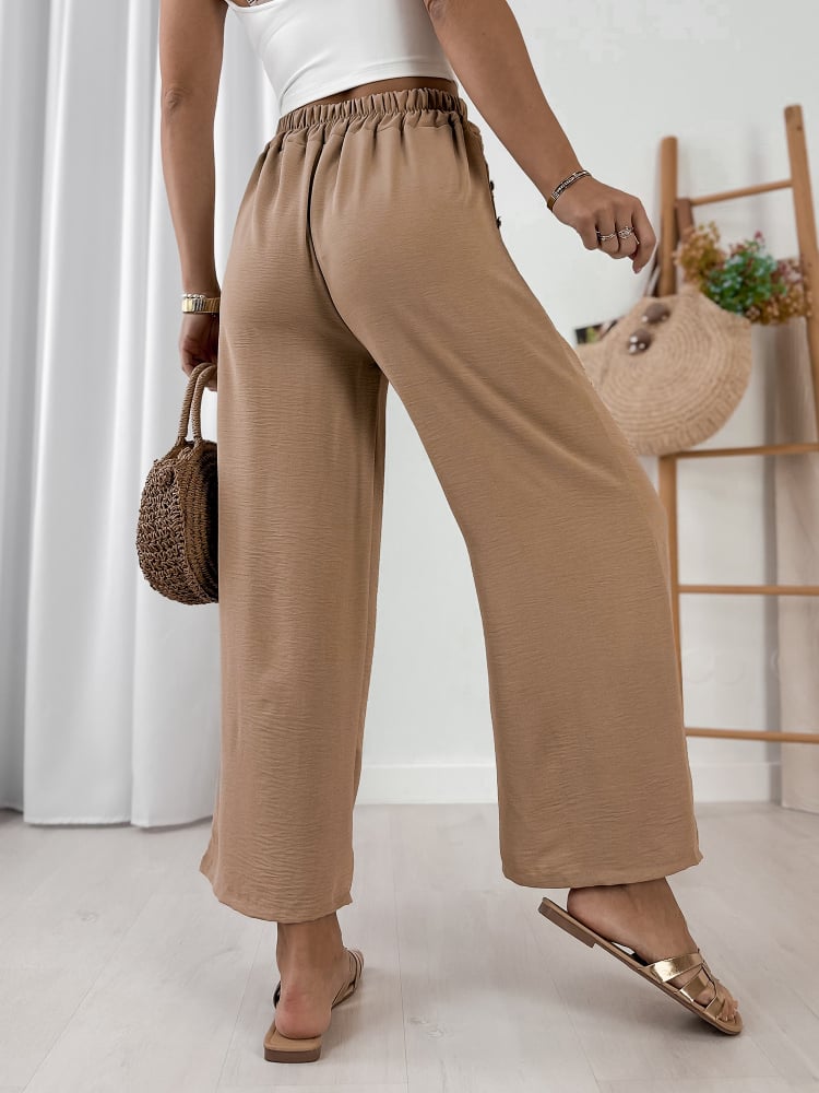 SPODNIE ATOMES KARMELOWE