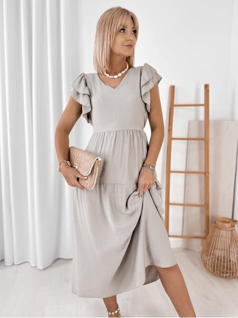 SUKIENKA ISKARA CIEMNOBEŻOWA