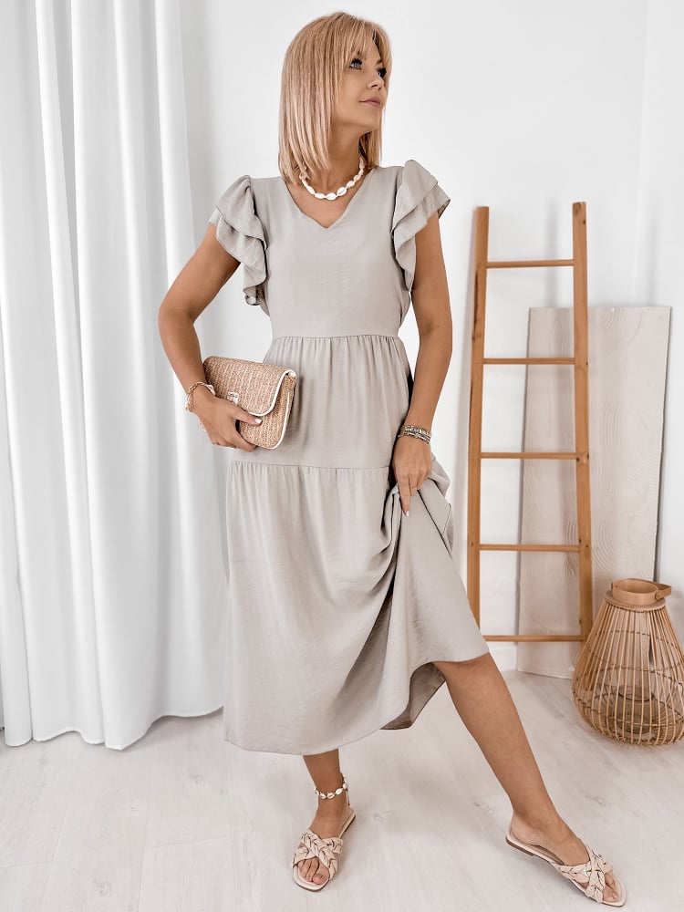 SUKIENKA ISKARA CIEMNOBEŻOWA