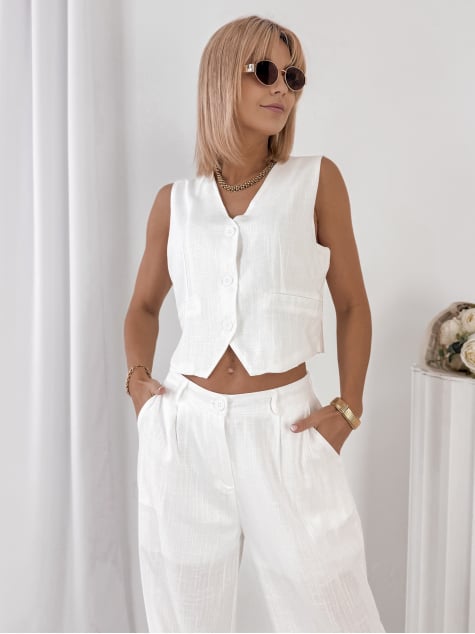 KOMPLET AMELISE BIAŁY