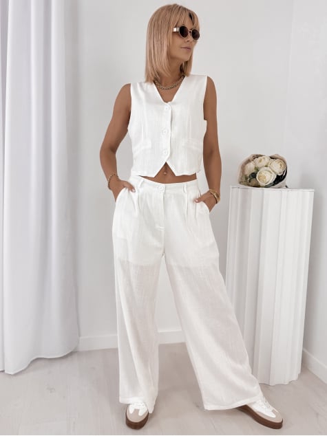 KOMPLET AMELISE BIAŁY