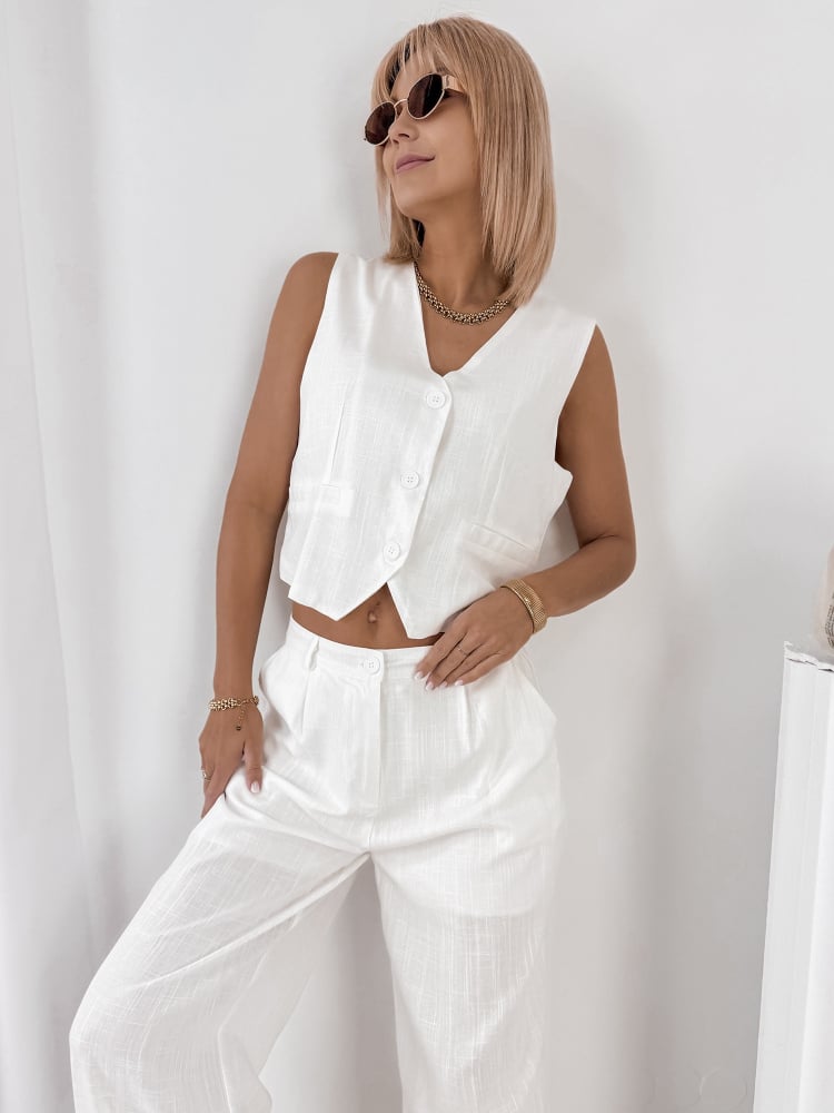 KOMPLET AMELISE BIAŁY