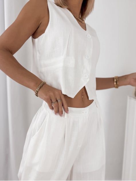 KOMPLET AMELISE BIAŁY