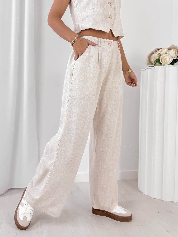 KOMPLET AMELISE BEŻOWY