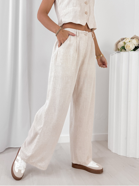 KOMPLET AMELISE BEŻOWY