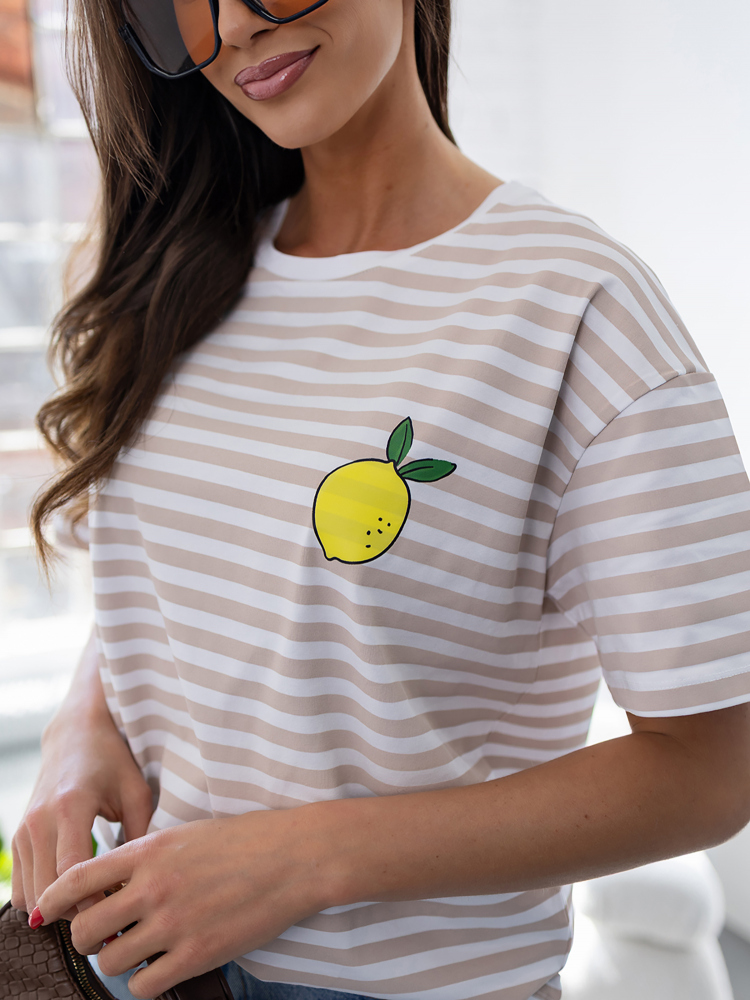 BLUZKA CITRON BEŻOWA