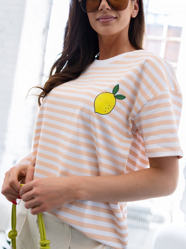 BLUZKA CITRON BRZOSKWINIOWA